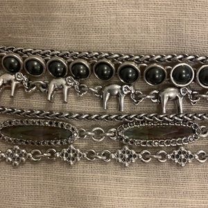 Lucky Brand Magnetic hook close 6 strand bracelet